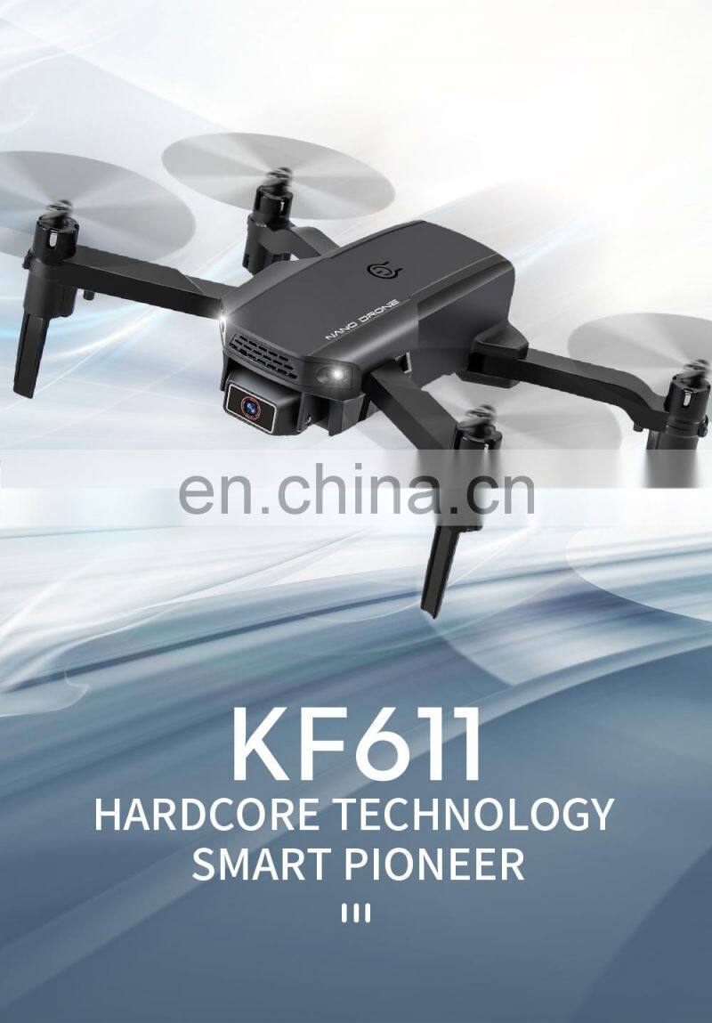 Hot KF611 Foldable Mini Drone with 4K HD Wide Angle Camera WIFI FPV Drone Set Height 360-Degree Roll Helicopter