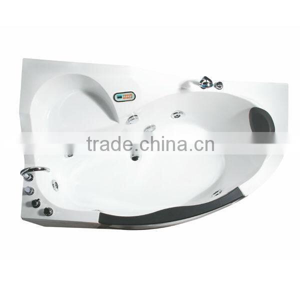 Glass corner bathtub 1000mm wide