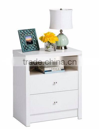 NI-101 White Bedroom Bedside Cabinet