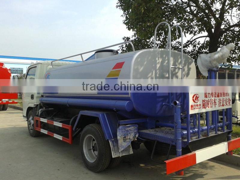 2015 High quality Dongfeng 6T used water tank truck in Zimbabwe
