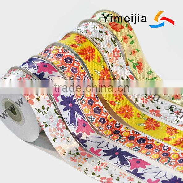 printed dot satin ribbon