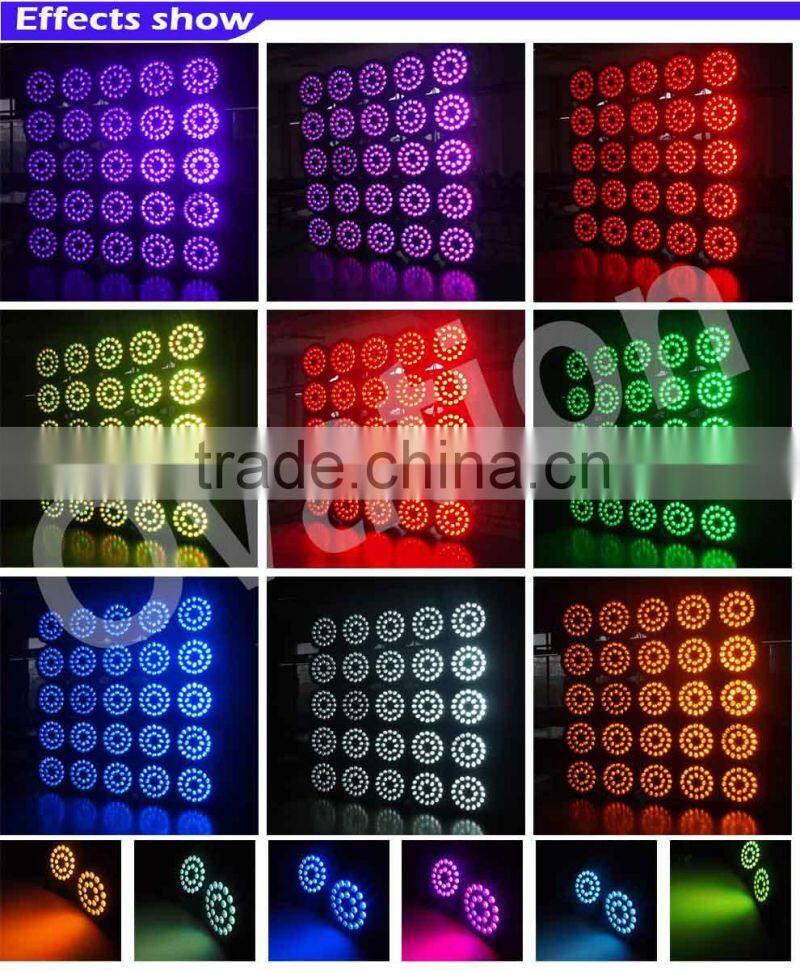 DMX control newest linkable hight power stage par light 24*12W par can
