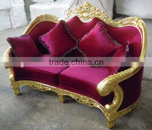 European stylel wooden living room furniture-5+1+1 seater sofa