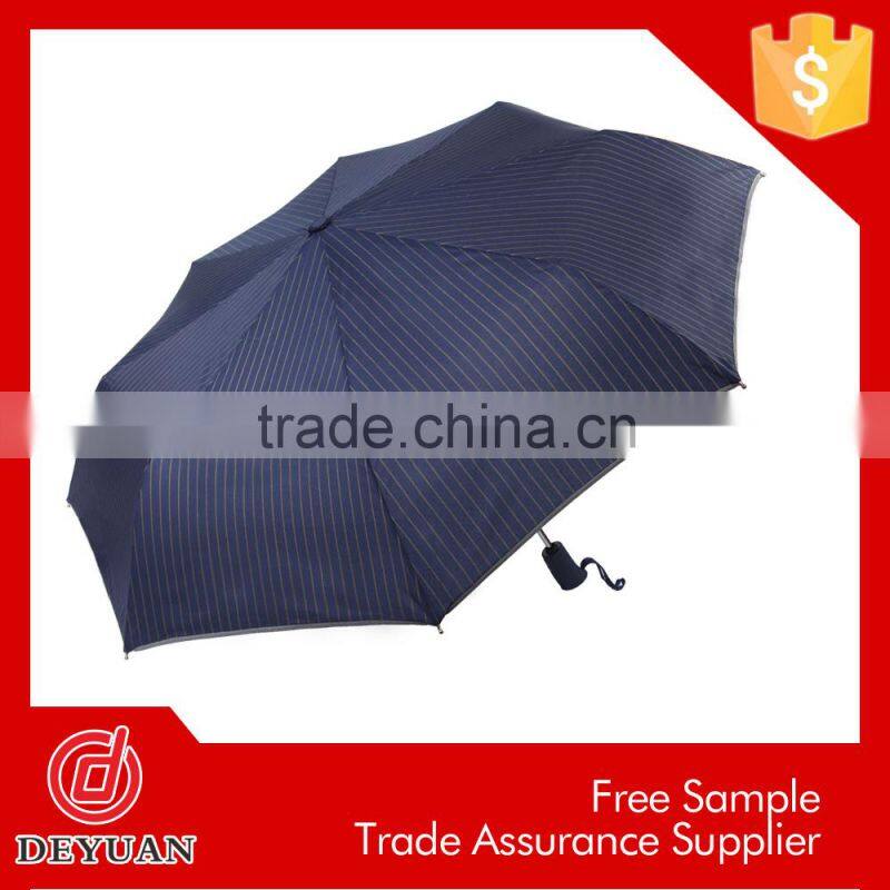 top quality 3 folding auto open and close umbrella