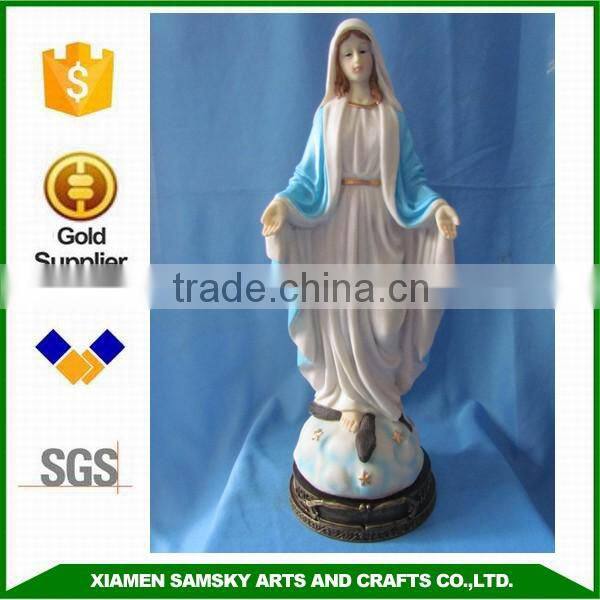 Christian Craft colourful virgin mary statues