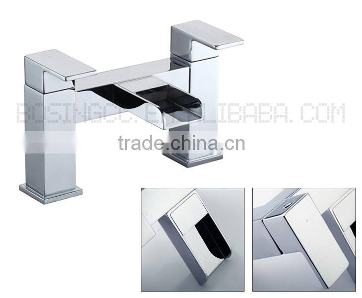 Big Discount Good Quality Double Handle Waterfall Brass Body CE Certification Mixer Tap