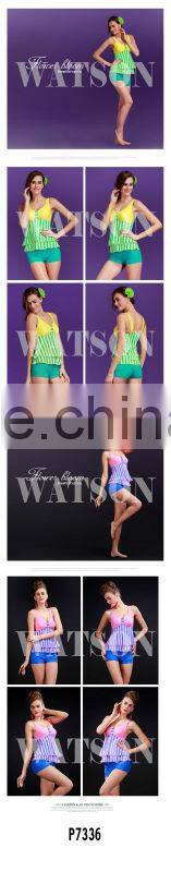 printig material lady's tankini swimming suits bathing suits