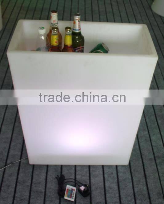 Rechageable LED Ice Bucket with remote control