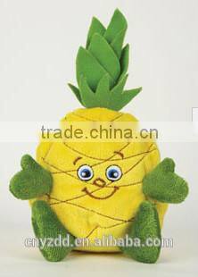 lovely plush pineapple toys/soft super soft plush pineapple