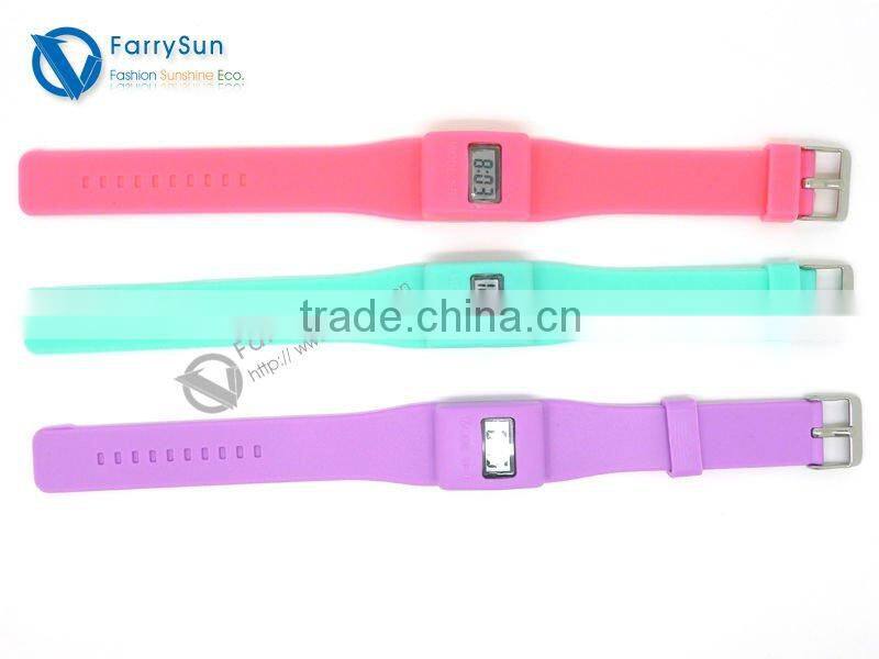 jelly digital watch odm silicone fashion unisex