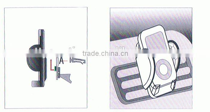 car universal holder car holder Most popular one-hand car phone holder for mobile phone car holder