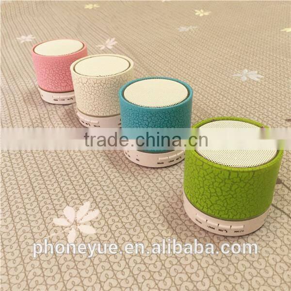 A9 handfree stereo music loudspeaker wireless bluetooth speaker with led light
