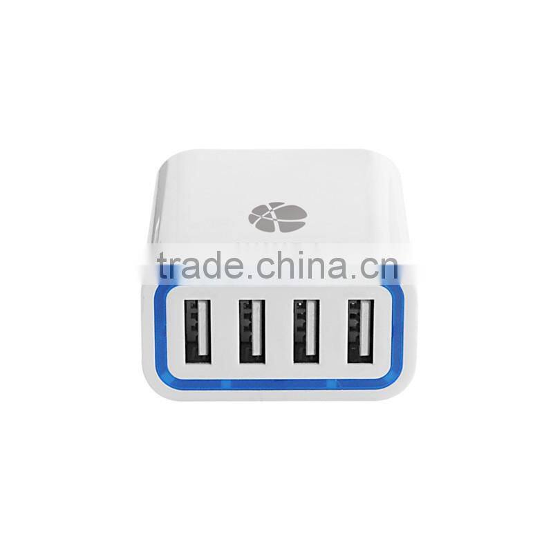 usb wall charger 4 Ports USB EU Travel Wall Charger