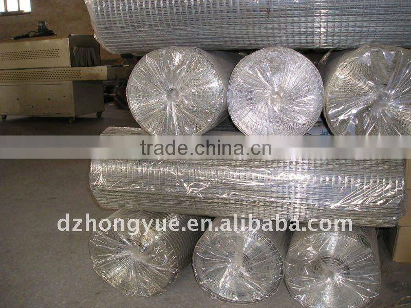 1/4 inch galvanized pvc coated welded wire mesh