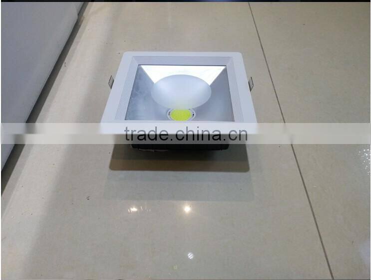 Square Die Sasting LED Downlight COB 10w 20w 30w Round LED Ceiling Lamp LED Spotlights