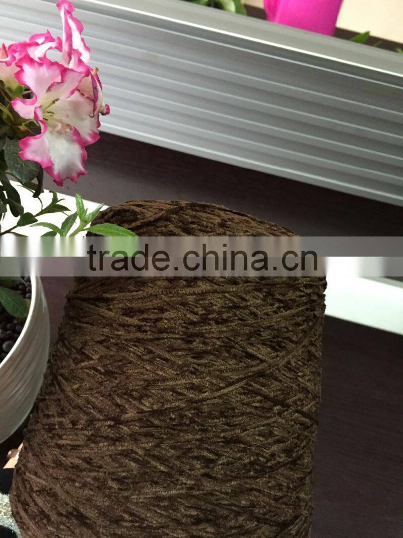 weaving polyester chenille yarnW