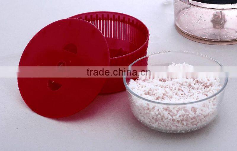 S/S+ABS+PP 21.5*18*24 Manual food processor swift chopper/food processor/egg processor