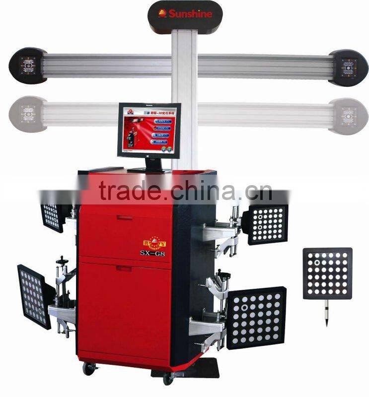 3D wheel alignment