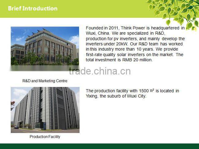 ThinkPower 2.2KW on-grid/grid-tied pv inverter free WiFi monitoring with VDE SAA G83 certificated