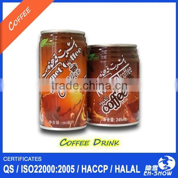 Private Label 180mL Canned Coffee Drink