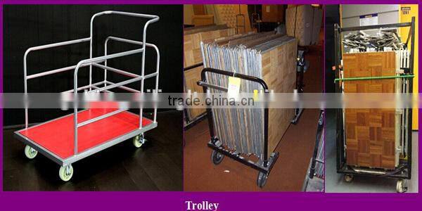 wood portable dance floor with coffe colors
