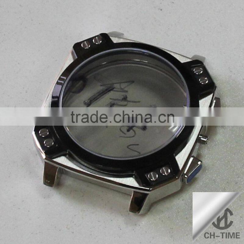 3atm 10atm 20atm water resistant stainless steel watch case custom waterproof watch case 316l