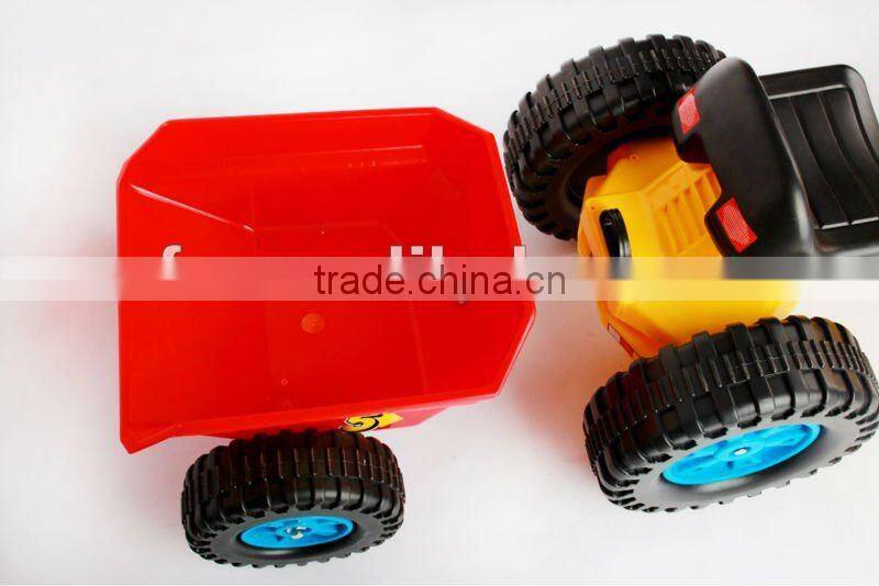hot selling plastic pedal Children car Trailer 415