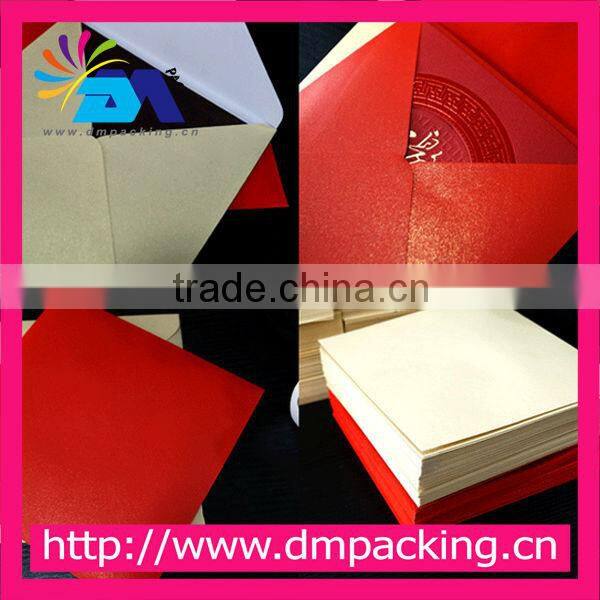 high class preal paper 16X16cm paper envelope