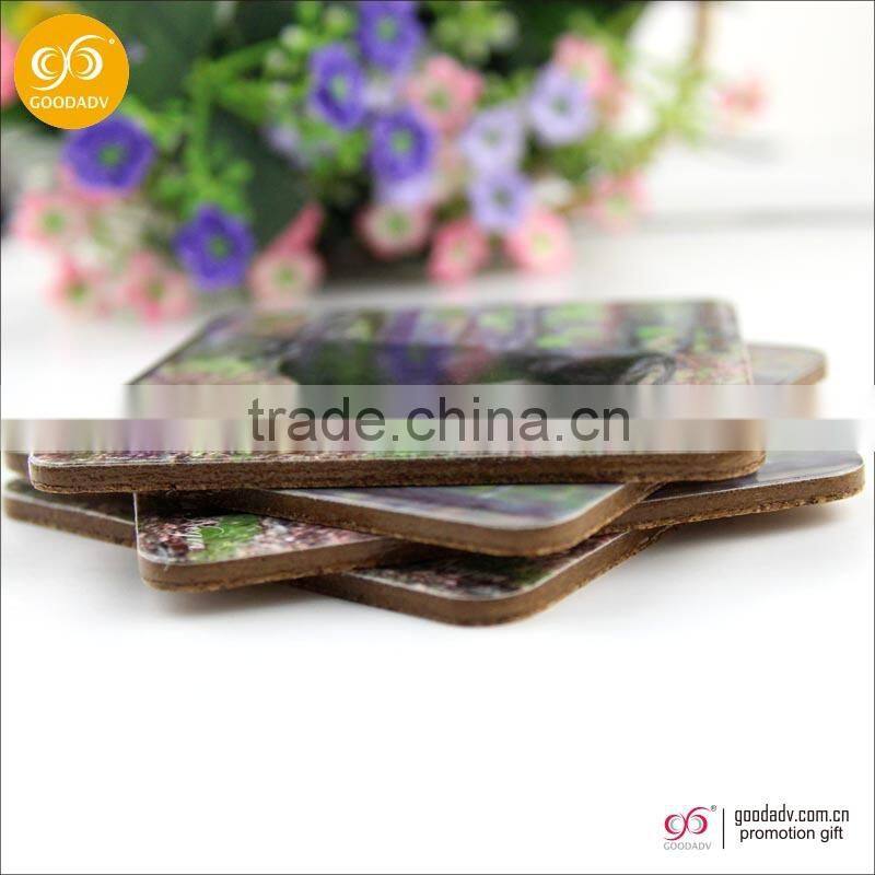 Customized promotional gifts blank mdf sublimation coasters placemats