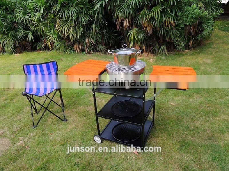 Non stick smokeless bbq charcoal grill