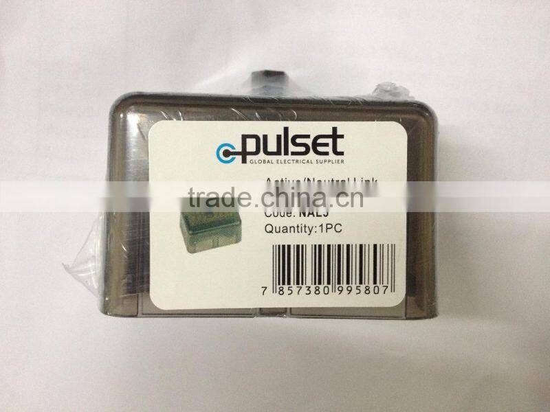 14 holes brass neutral/ active link