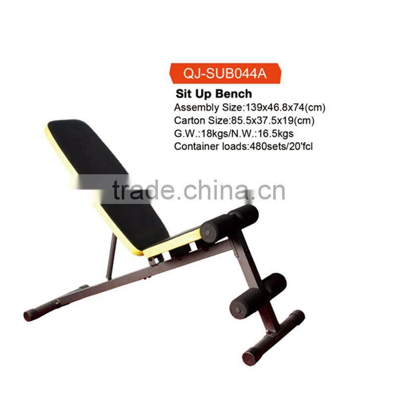 high quality fitness chair Foldable Sit-up Bench with Vaulted Board and Powder-coated Finish fitness equipment