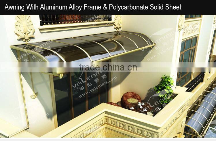 Easy to assemble outdoor caravan french window awning