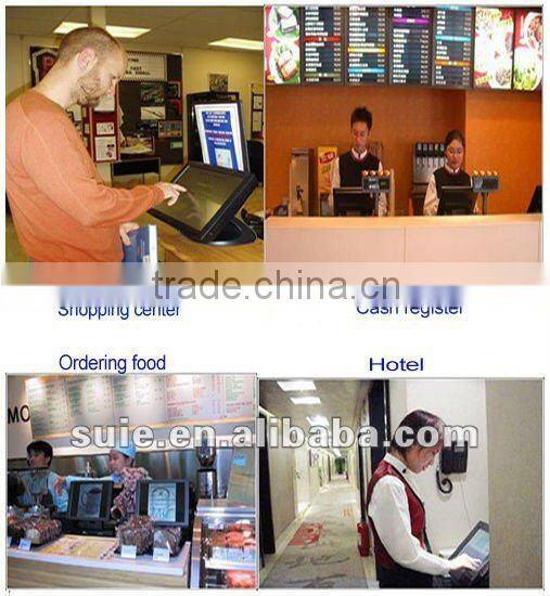 All in one touch screen computer pos system cash register hardware device