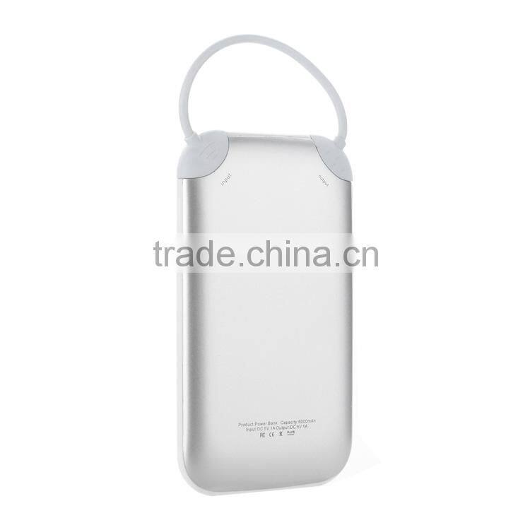 Hot sell portable power bank hand crank battery charger for samsung note4