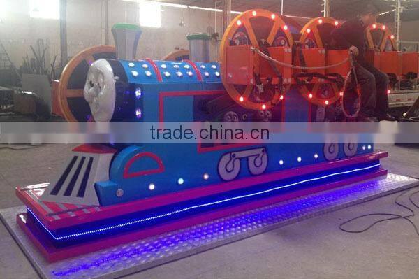 happy rotating locomotive amusement park rides, small amusement rides for sale