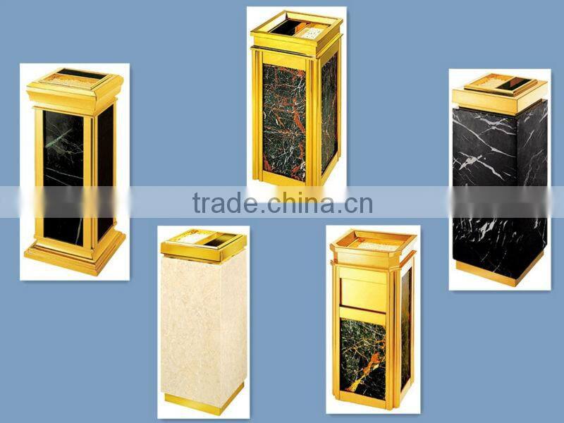 New Design Hotel Ash Barrel With Marble