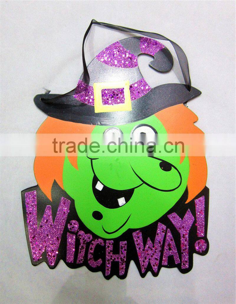 Wooden halloween garden decoration