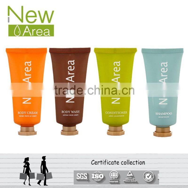 silver color coating hotel cosmetic liquids Shampoo conditioner bath gel body lotion