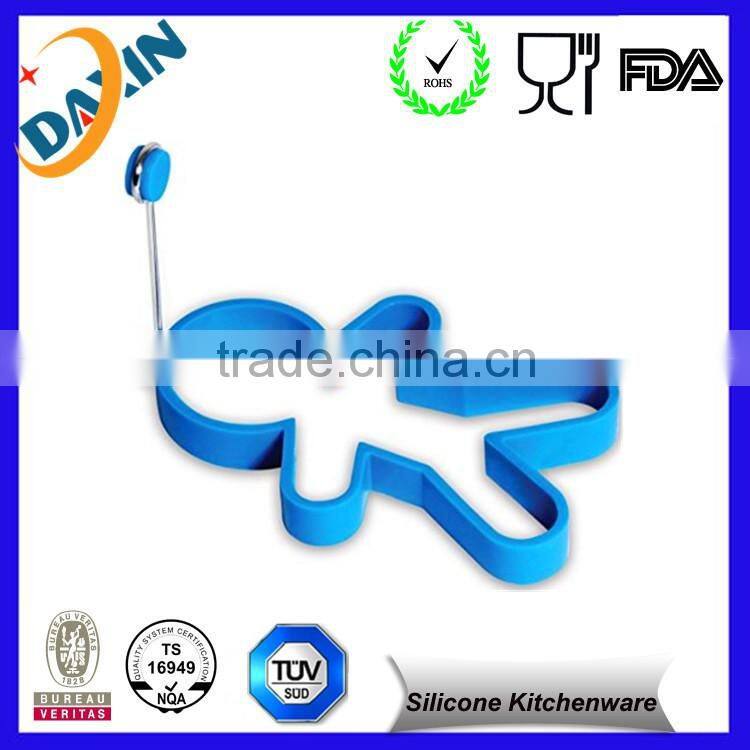 2016 Cheap silicone egg rings / silicone rabbit pancake egg rings