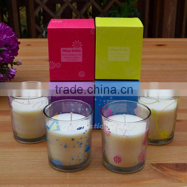 votive vanilla custom scented candle