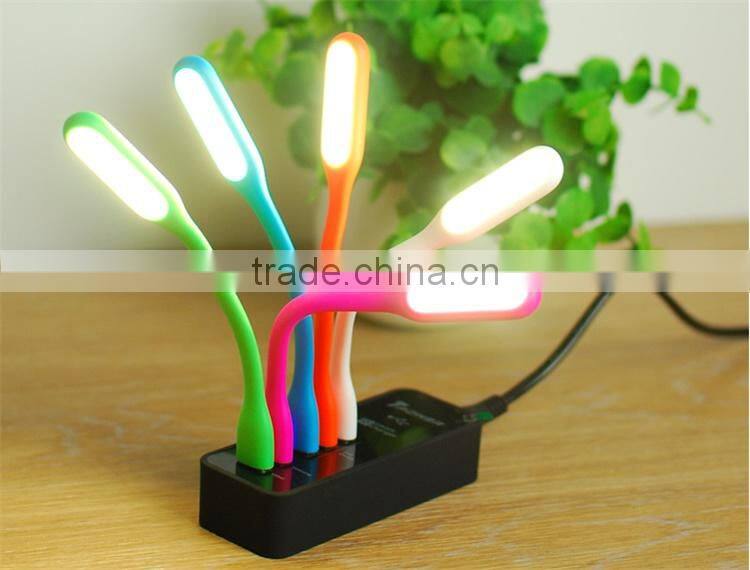 Computer keyboard Reading Notebook Flexible mini usb led lamp