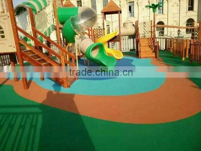 Aging resistance colorful rubber sport floor/ EPDM playground rubber floor mat