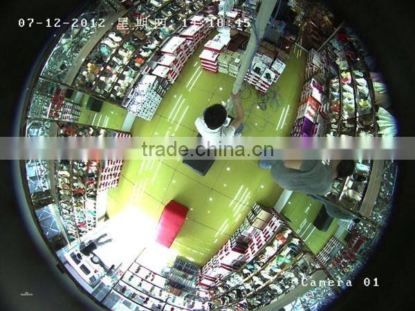 Full view m12 fisheye lens cctv lens 360 degree supper wide angle