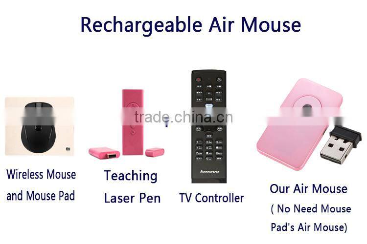 Rechargable &Touchable 2.4GHz USB Mini Wireless Pen Mouse with Air Mouse Teaching Pen TV Remote Controller Functions