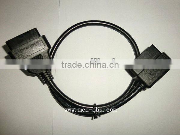 obd2 cable 90 degree male to female cable J1962m to J1962F