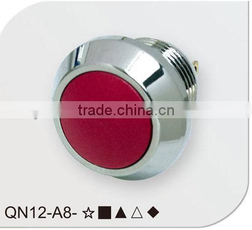 Color round resetable push button switch