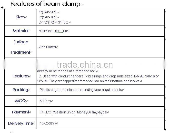 universal beam clamp