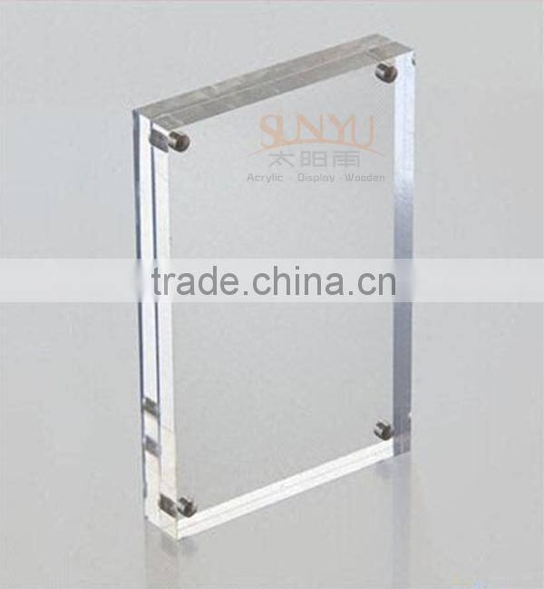 Professional acrylic decorative frame handmade photo frame 2014 for sale