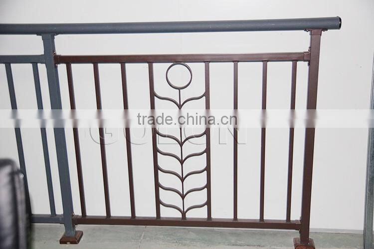 High quality balcony railing /iron grill design for veranda